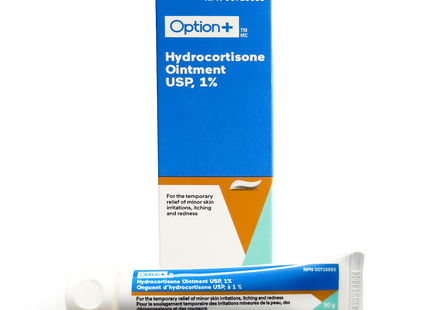 Option+ Hydrocortisone Ointment USP, 1% | 30 g