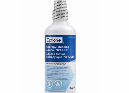 Option+ Isopropyl Rubbing Alcohol Spray | 300 mL