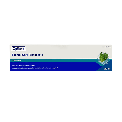 Option+ Dentifrice Soin de l'émail, Extra Frais | 110 ml