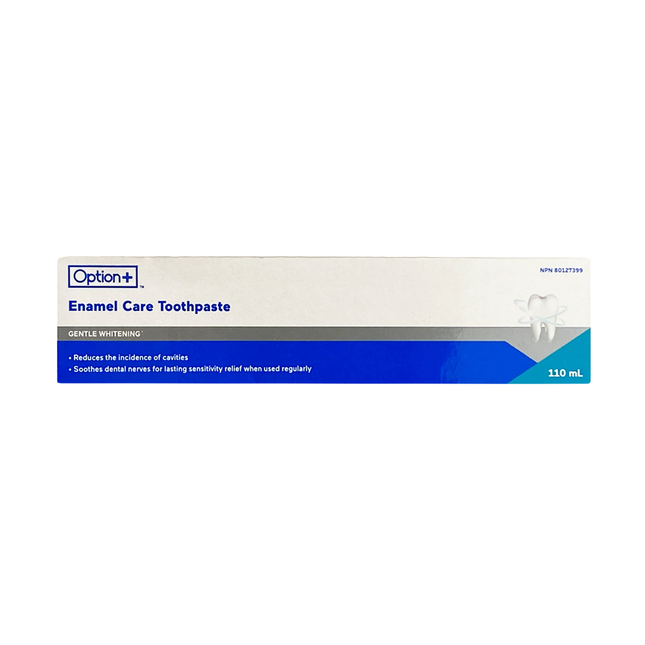 Option+ Dentifrice Soin de l'émail, Blanchiment doux | 110 ml