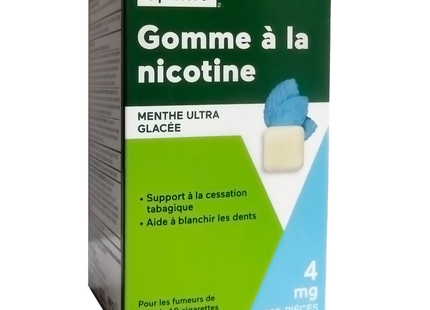 Option+ Gomme à la nicotine 4 mg, saveur menthe glacée | 105 pièces