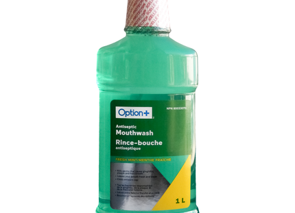 Option+ Antiseptic Mouthwash - Fresh Mint | 1 L