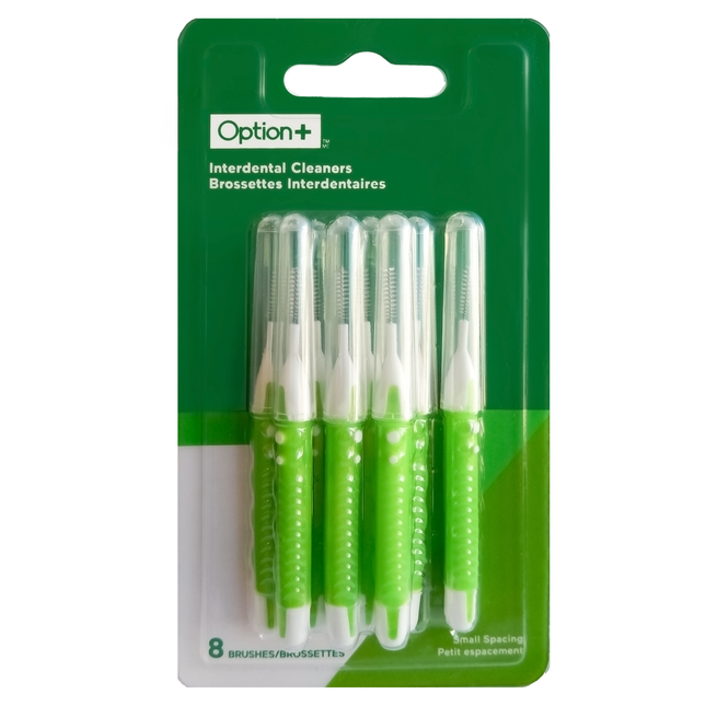 Option+ Interdental Cleaners, Small Spacing | 8 Brushes