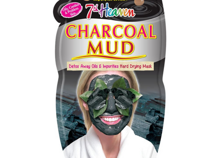 7th Heaven - Charcoal Mud Mask for Oily, Combo & Problem Skin | 15 g