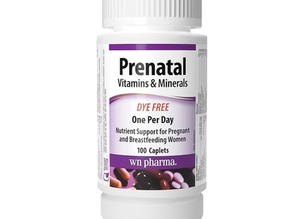 Webber Naturals - Prenatal Vitamins & Minerals | 100 Caplets