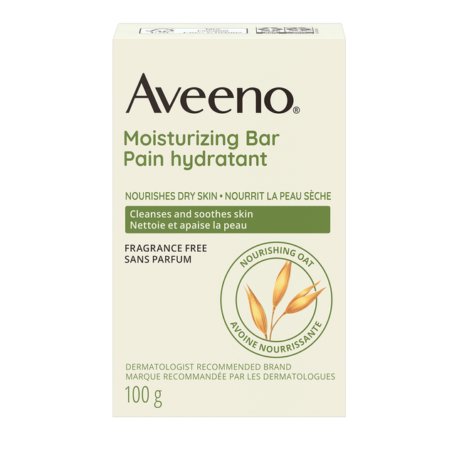 Aveeno - Moisturizing Bar with Nourishing Oat for Dry Skin | 100 g