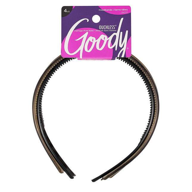 Goody - Ouchless Damage-Free Hold Headbands | 4-Pack