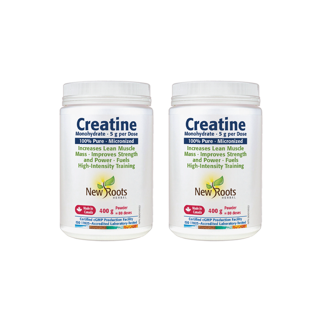 2-PACK! New Roots - Creatine Monohydrate | 400 g
