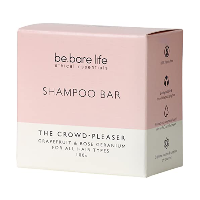 Be Bare Life - Shampoing solide "Plaisir assuré" | 100 g