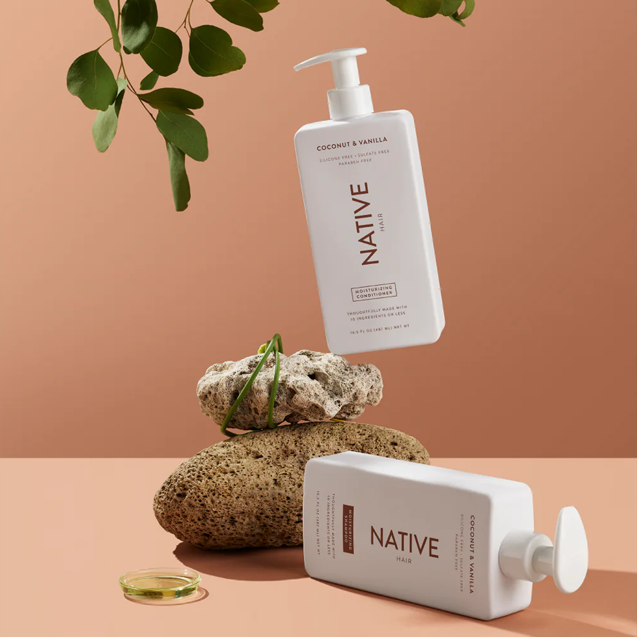 Native Champú NATIVE - Hair Care Moisturizing Shampoo, Coconut & Vanilla | 487 mL ...