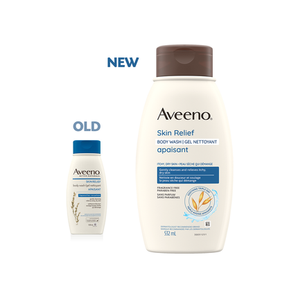 Aveeno - Nettoyant pour le corps pour soulager la peau - Sans parfum | 354 ml