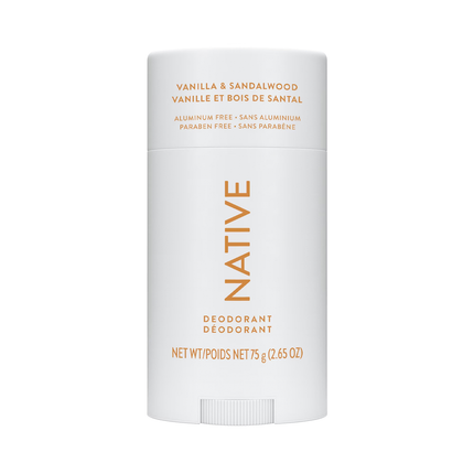 NATIVE - Aluminum Free Deodorant, Vanilla & Sandalwood | 75 g