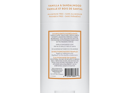 NATIVE - Aluminum Free Deodorant, Vanilla & Sandalwood | 75 g