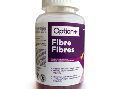 Option+ Fibre, Mixed Fruit Flavour | 90 Gummies