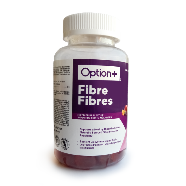 Option+ Fibre, Mixed Fruit Flavour | 90 Gummies