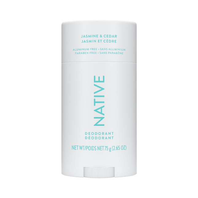 NATIVE - Aluminum Free Deodorant, Jasmine & Cedar | 75 g