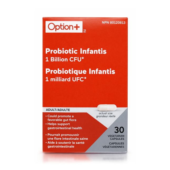 Option+ Probiotic Infantis 1 Billion CFU | 30 Veg Capsules