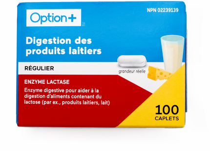 Option+ Dairy Digest Regular | 100 Caplets