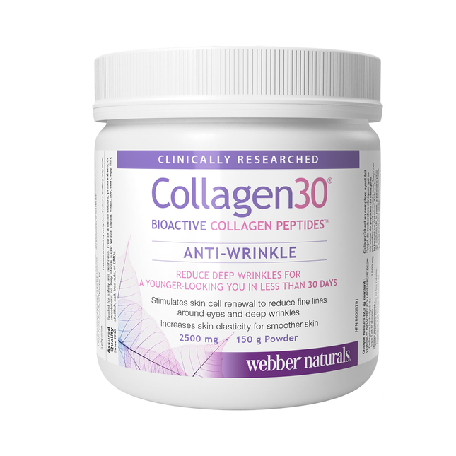 Webber Naturals - Collagen 30 Bioactive Collagen Peptides Anti-Wrinkle | 150 g