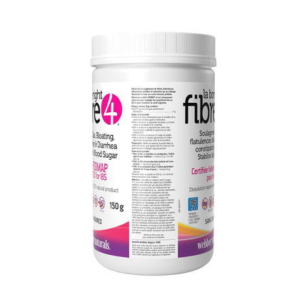Fibres Webber Naturals 4 pour les troubles intestinaux - Sans saveur | 150 g