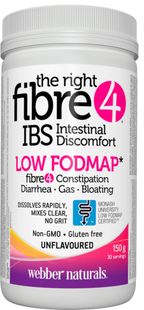 Webber Naturals Fiber 4 for Intenstinal Discomfort - Unflavoured | 150 g