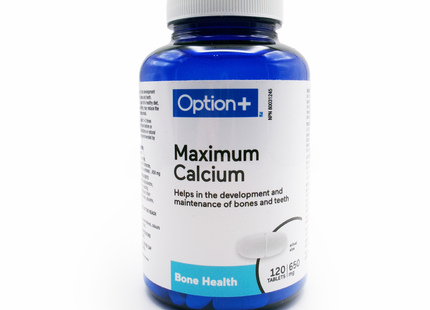 Option+ Maximum Calcium | 120 Tablets
