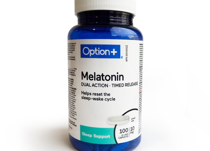 Option+ Mélatonine 10 mg | 100 comprimés bicouches