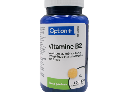 Option+ Vitamin B2 100 mg | 120 Tablets