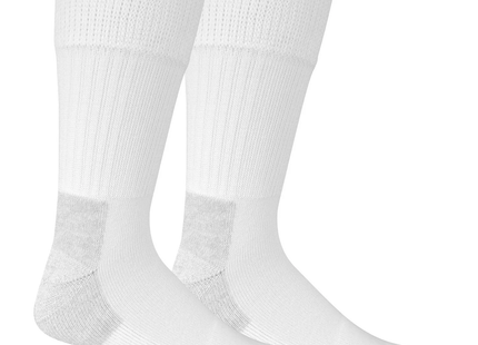 Dr. Scholl's - Advanced Relief Crew Non-Binding Diabetic & Circulatory Socks - White | Medium