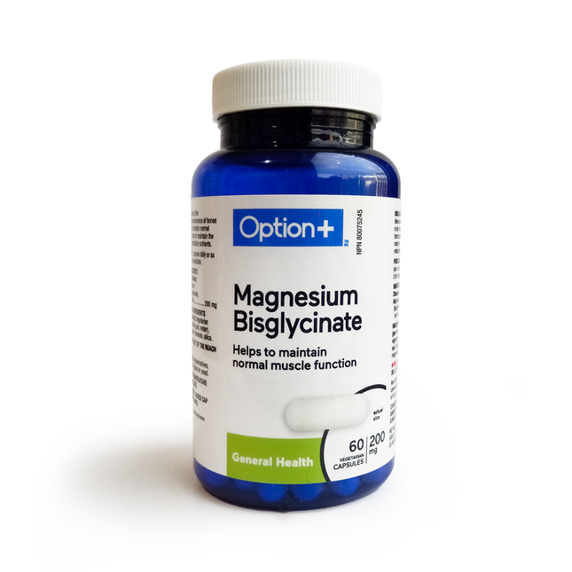 Option+ Magnesium Bisglycinate | 60 Vegi-caps