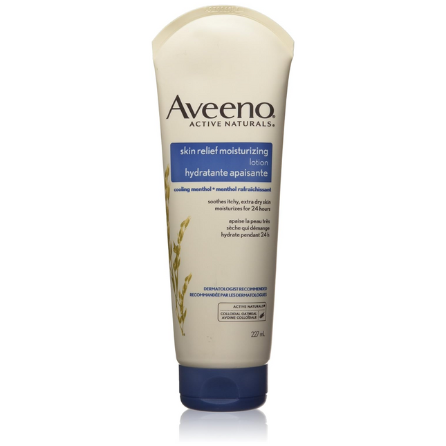 Aveeno - Lotion hydratante pour soulager la peau - Menthol rafraîchissant | 227 ml