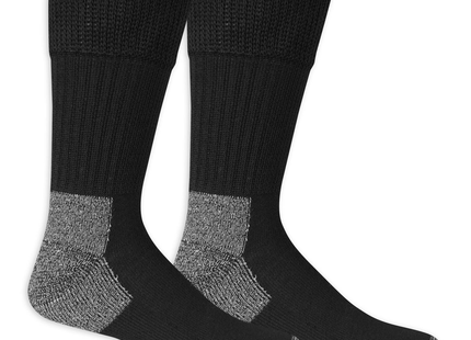 Dr. Scholl's - Advanced Relief Crew Socks Non-Biding Diabetic & Circulatory - Black | Medium