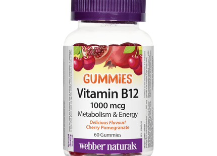 Webber Naturals - Vitamin B12 | 60 Gummies