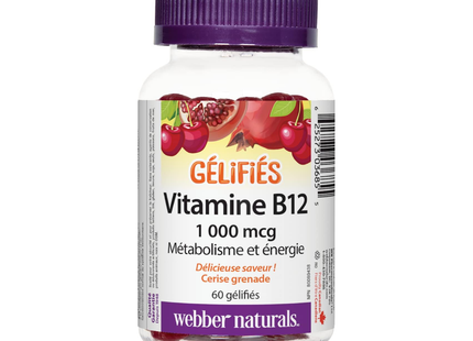 Webber Naturals - Vitamin B12 | 60 Gummies