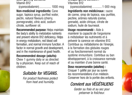 Webber Naturals - Vitamin B12 | 60 Gummies
