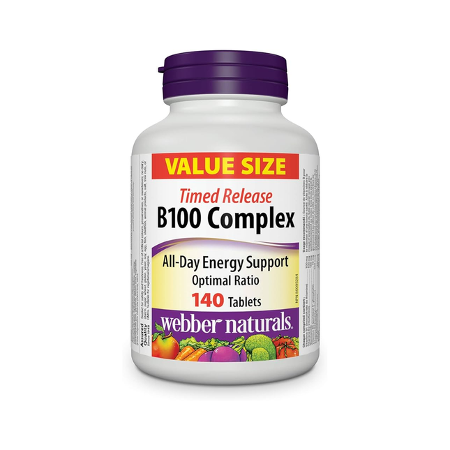 Webber Naturals - B100 Complex Timed Release | 140 Tablets