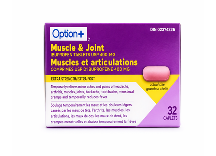 Option+ Muscle & Joint Extra Strength | 32 Caplets
