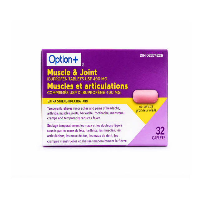 Option+ Muscle & Joint Extra Strength | 32 Caplets