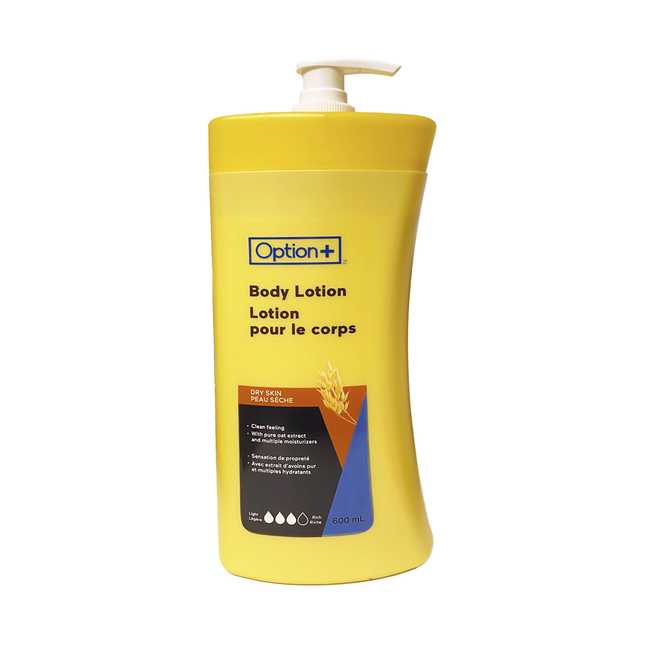 Option+  Body Lotion, Dry Skin | 600 mL