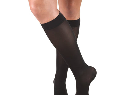 TRUFORM - Ladies' Knee High Opaque Stockings | Open Toe 20-30 Mmhg