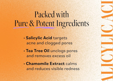 Derma E - Acne Pore Facial Cleanser, Tea Tree Oil + Chamomile | 175 mL