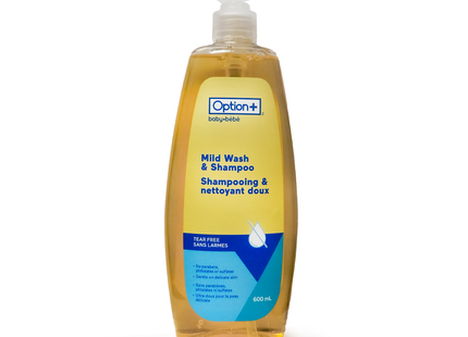 Option+ Tear Free Milk Wash & Shampoo | 600 mL