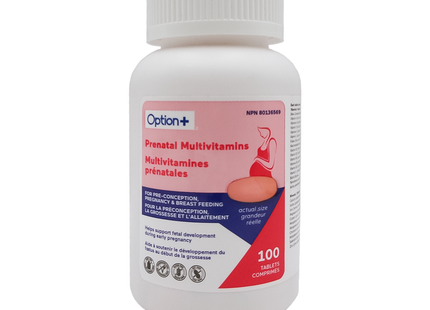 Option+ Prenatal Multivitamins | 100 Tablets
