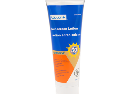 Option+ Sport Sunscreen Lotion SPF 50 | 240 mL