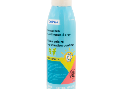 Écran Solaire Option+ pour Enfants en Vaporisateur Continu FPS 50 | 177 ml