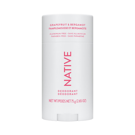 NATIVE - Aluminum Free Deodorant, Grapefruit & Bergamot | 75 g
