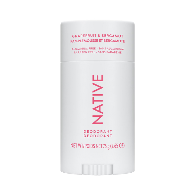 NATIVE - Aluminum Free Deodorant, Grapefruit & Bergamot | 75 g