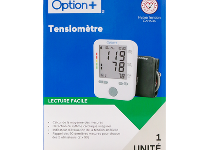Tensiomètre Easy Read Option+ | 1 unité