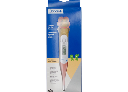Option+ Character Flex Tip Thermometer for Kids