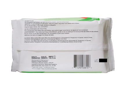 Lingettes pour bébé Option+ à 99 % d'eau, sans parfum | 56 lingettes